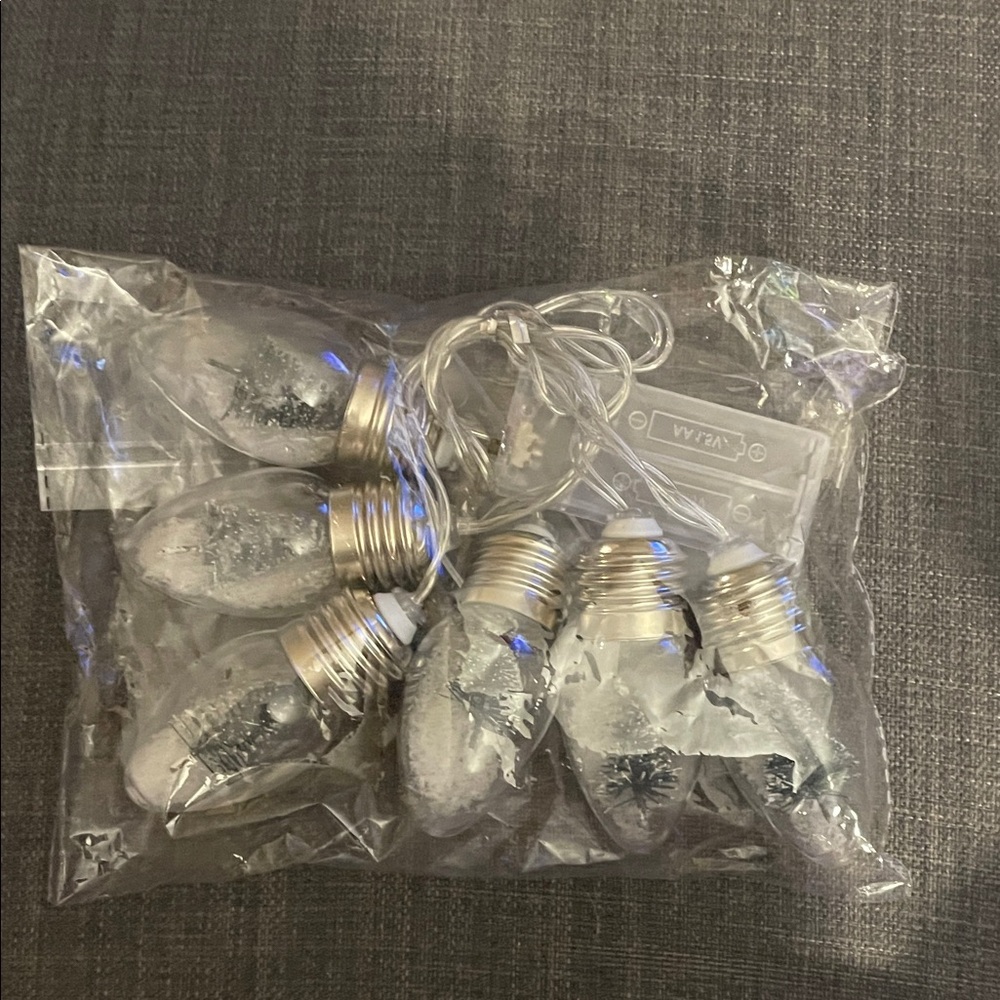 Source Unknown Silver Holiday String Lights